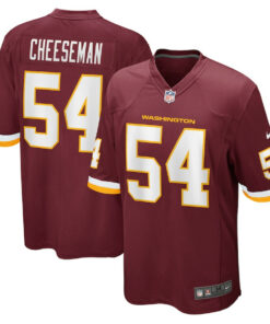 Camaron Cheeseman 54 Washington Football Team Men Game Jersey - Burgundy JS9210 nicesnker