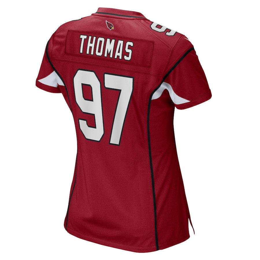 Cameron Thomas 97 Arizona Cardinals Women Game Jersey - Cardinal JS6452 nicesnker - Image 3