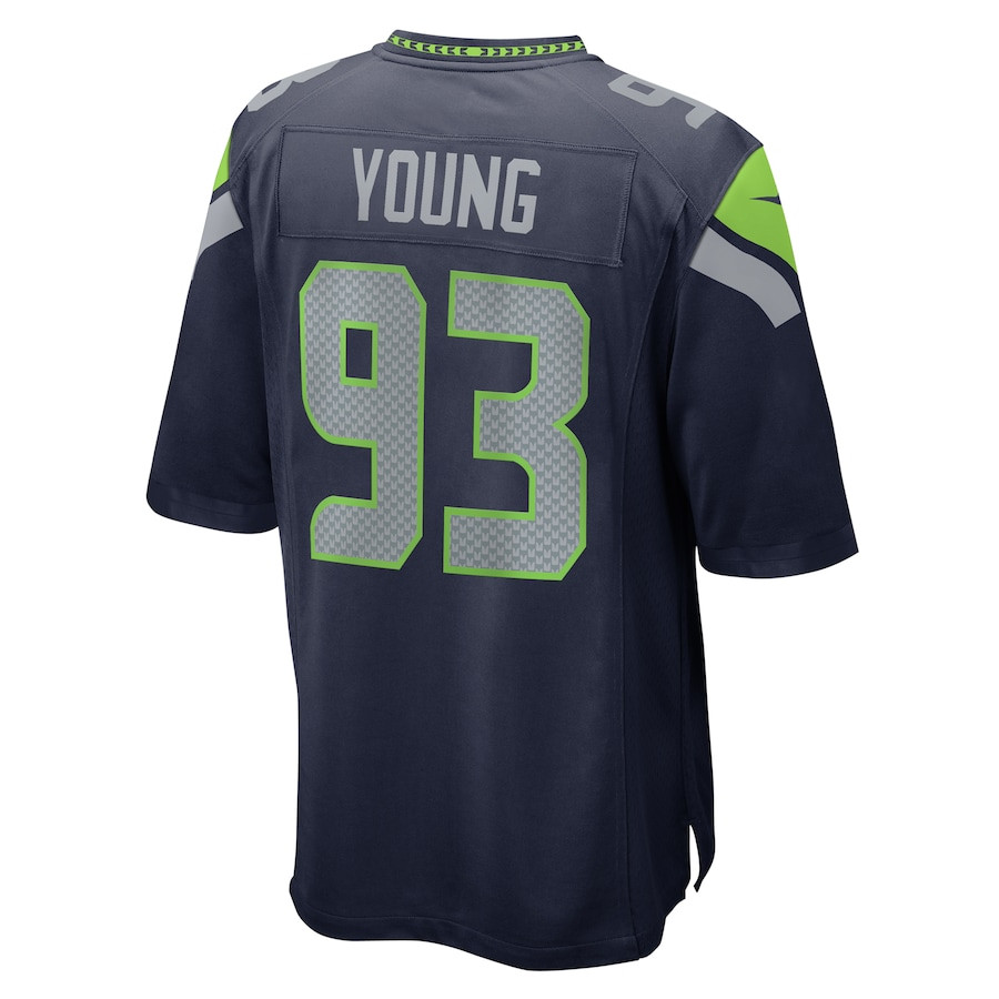 Cameron Young 93 Seattle Seahawks Game Men Jersey - College Navy JS6998 nicesnker - Image 3