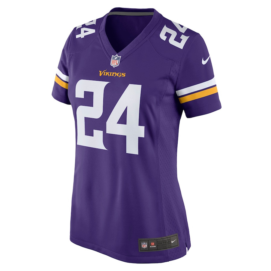 Camryn Bynum 24 Minnesota Vikings Women Game Jersey - Purple JS3795 nicesnker - Image 2