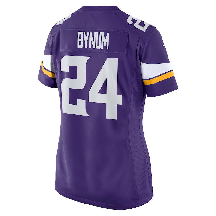 Camryn Bynum 24 Minnesota Vikings Women Game Jersey - Purple JS3795 nicesnker - Image 3