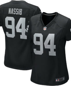 Carl Nassib 94 Las Vegas Raiders Women Game Jersey - Black JS3754 nicesnker