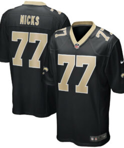 Carl Nicks 77 New Orleans Saints Men Game Retired Jersey - Black JS1384 nicesnker