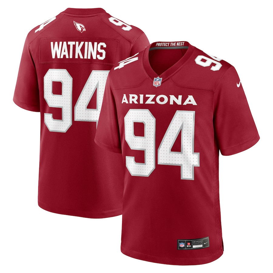 Carlos Watkins 94 Arizona Cardinals Team Game Men Jersey - Cardinal JS8591 nicesnker