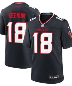 Case Keenum 18 Houston Texans Team Game Men Jersey - Navy JS7905 nicesnker