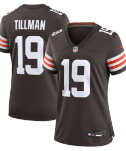 Cedric Tillman 19 Cleveland Browns Women's Game Jersey - Brown JS5162 nicesnker