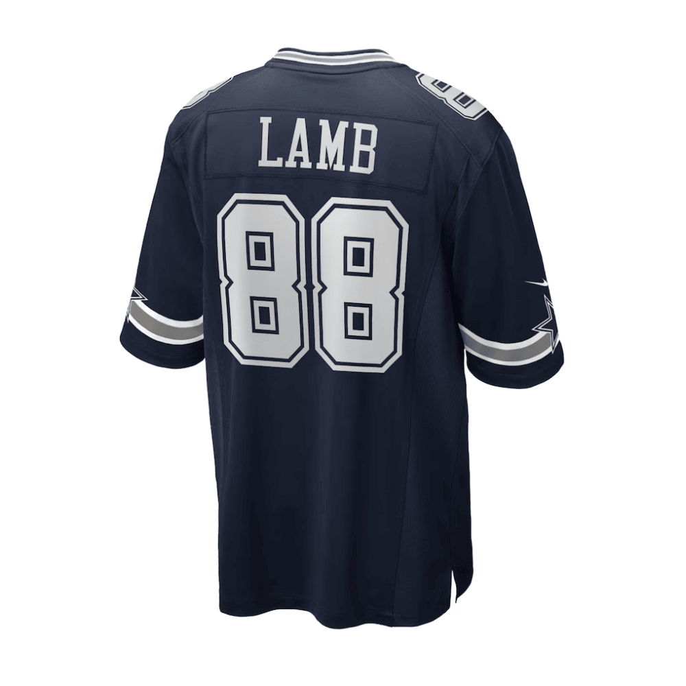CeeDee Lamb 88 Dallas Cowboys 2025 Pro Bowl Patch Game Men Jersey - Navy JS2708 nicesnker - Image 3