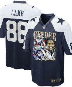 CeeDee Lamb 88 Dallas Cowboys Cee Works Hard Alternate Game Men Jersey - Navy JS2171 nicesnker