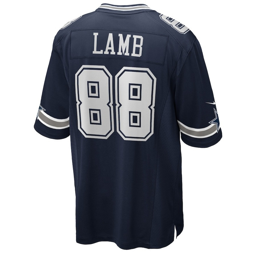 CeeDee Lamb 88 Dallas Cowboys Cee Works Hard Home Game Men Jersey - Navy JS3801 nicesnker - Image 3