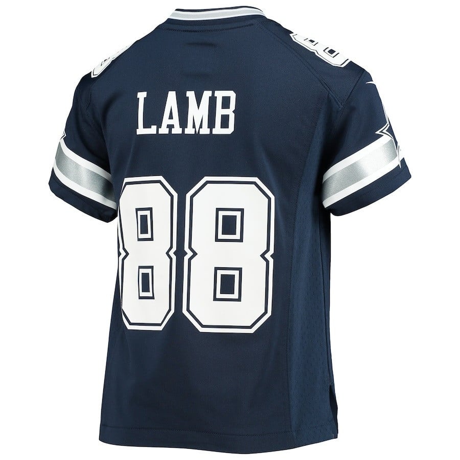 CeeDee Lamb 88 Dallas Cowboys Cee Works Hard Home Game YOUTH Jersey JS6932 nicesnker - Image 3