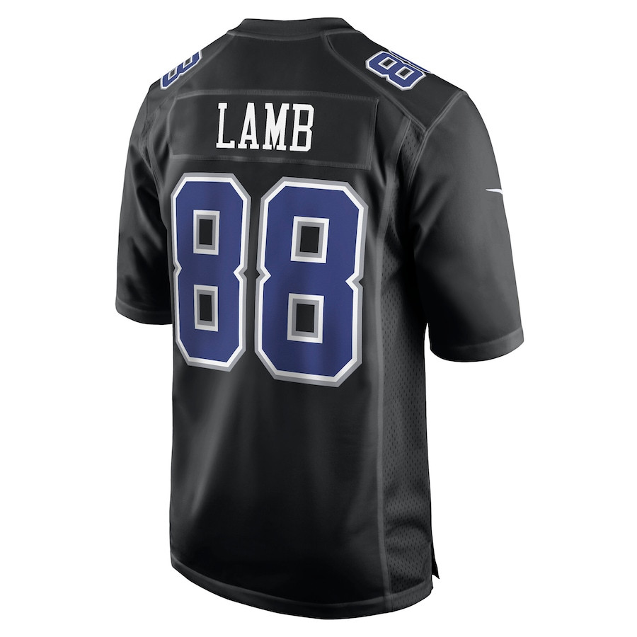 CeeDee Lamb 88 Dallas Cowboys Fashion Game Men Jersey - Carbon Black JS3396 nicesnker - Image 3