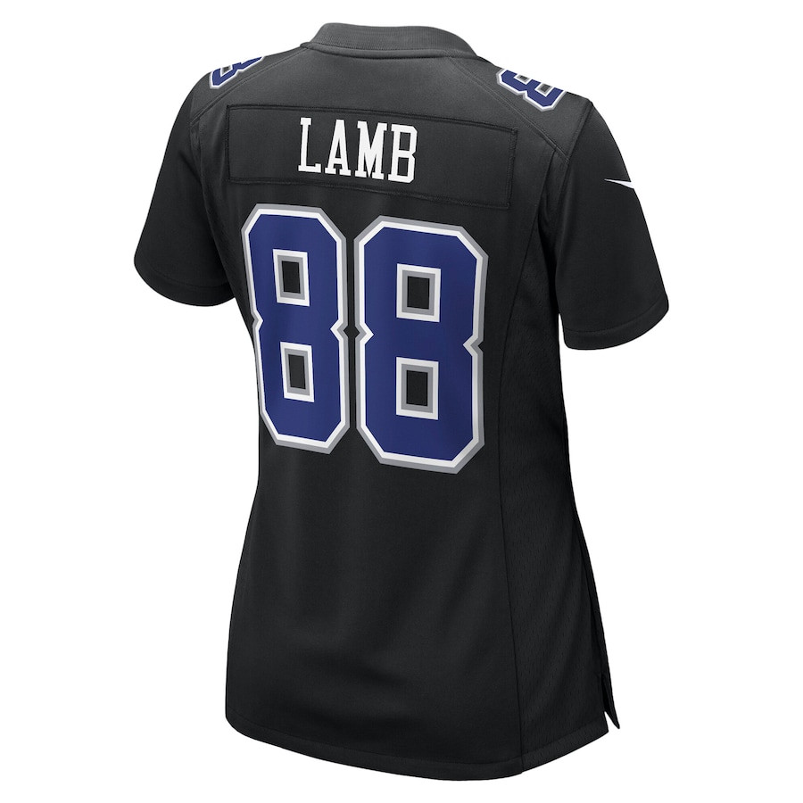 CeeDee Lamb 88 Dallas Cowboys Women's Fashion Game Jersey - Carbon Black JS3458 nicesnker - Image 3