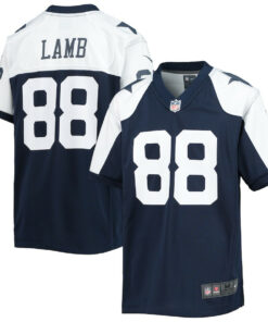 CeeDee Lamb 88 Dallas Cowboys YOUTH Alternate Team Game Jersey - Navy JS4982 nicesnker