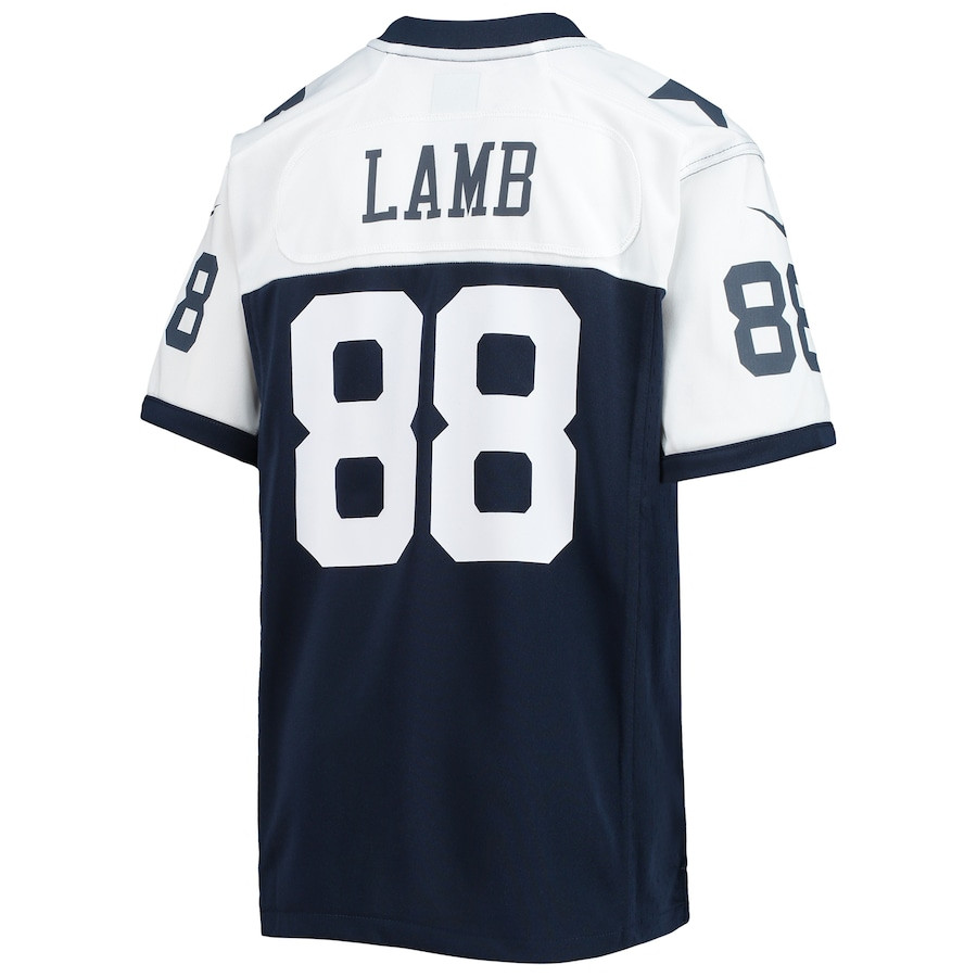 CeeDee Lamb 88 Dallas Cowboys YOUTH Alternate Team Game Jersey - Navy JS4982 nicesnker - Image 3