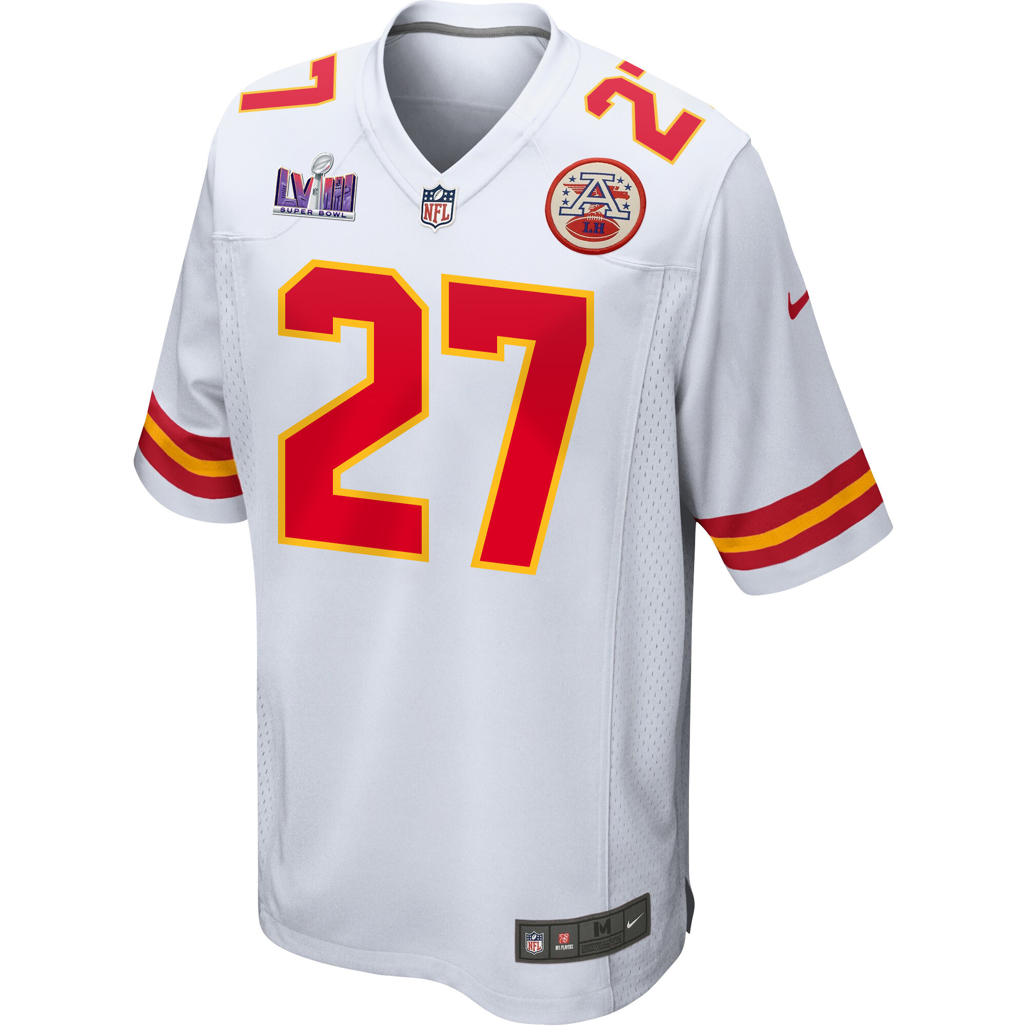 Chamarri Conner 27 Kansas City Chiefs Super Bowl LVIII Patch Game Men Jersey - White JS9741 nicesnker - Image 2