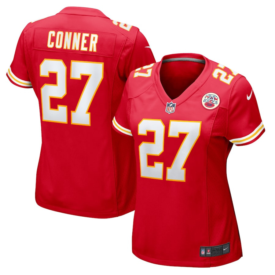 Chamarri Conner 27 Kansas City Chiefs Women's Game Jersey - Red JS3392 nicesnker