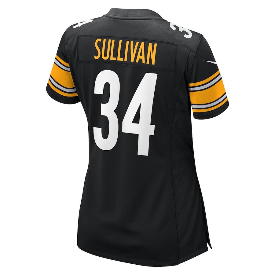 Chandon Sullivan 34 Pittsburgh Steelers Women Game Jersey - Black JS7383 nicesnker - Image 3