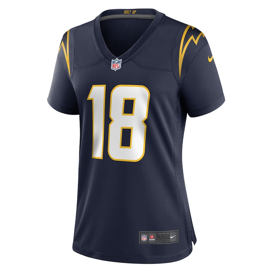 Charlie Joiner 18 Los Angeles Chargers Women Retired Jersey - Navy JS9787 nicesnker - Image 2