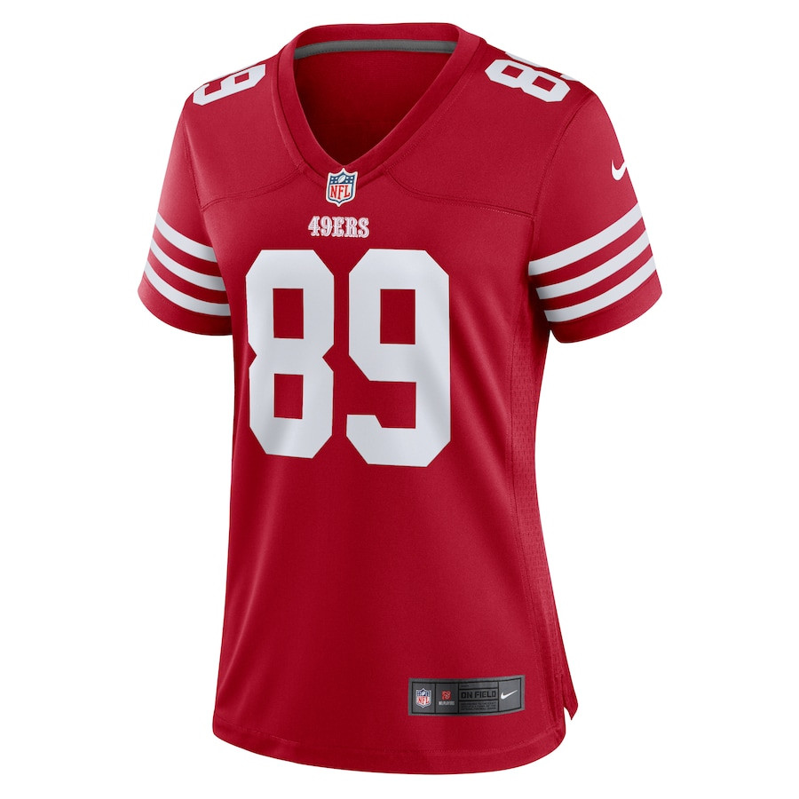 Charlie Woerner 89 San Francisco 49ers Women Game Jersey - Scarlet JS2965 nicesnker - Image 2