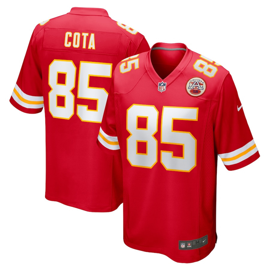Chase Cota 85 Kansas City Chiefs Game Men Jersey - Red JS3069 nicesnker