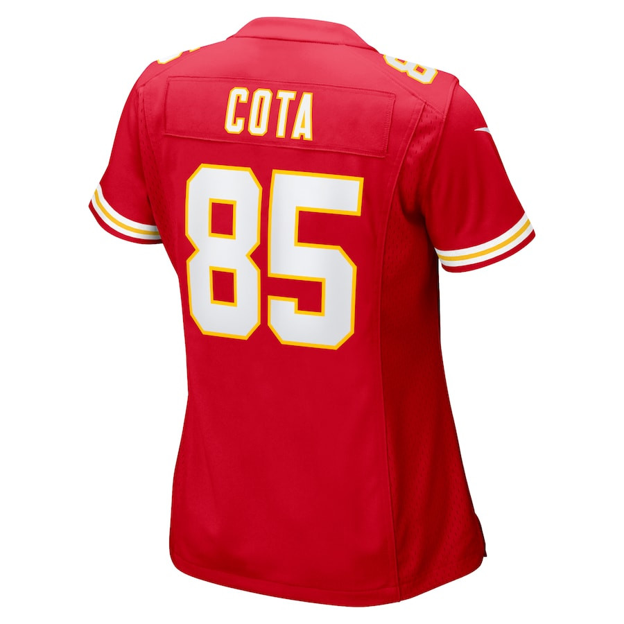 Chase Cota 85 Kansas City Chiefs Women's Game Jersey - Red JS7109 nicesnker - Image 3