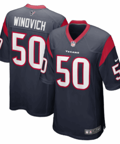 Chase Winovich 50 Houston Texans Men Game Jersey - Navy JS8579 nicesnker