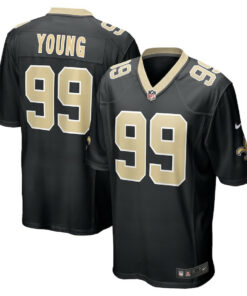 Chase Young 99 New Orleans Saints Game Men Jersey - Black JS1689 nicesnker