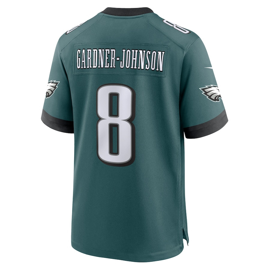Chauncey Gardner-Johnson 8 Philadelphia Eagles Game Men Jersey - Midnight Green JS7586 nicesnker - Image 3