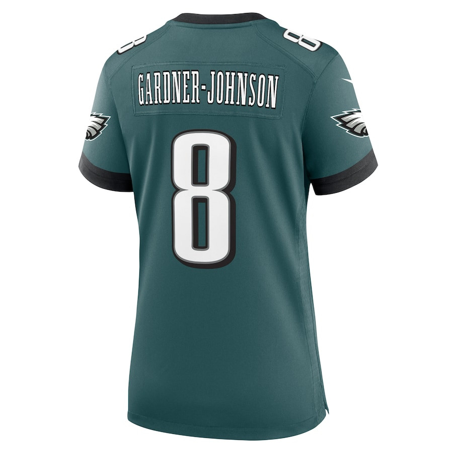 Chauncey Gardner-Johnson 8 Philadelphia Eagles Women Game Jersey - Midnight Green JS1746 nicesnker - Image 3