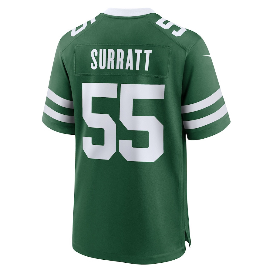 Chazz Surratt 55 New York Jets Team Game Men Jersey - Legacy Green JS4047 nicesnker - Image 3