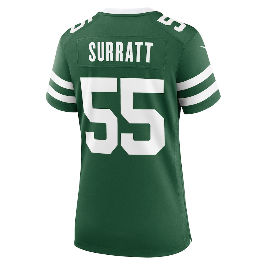 Chazz Surratt 55 New York Jets Women's Team Game Jersey - Legacy Green JS4503 nicesnker - Image 3