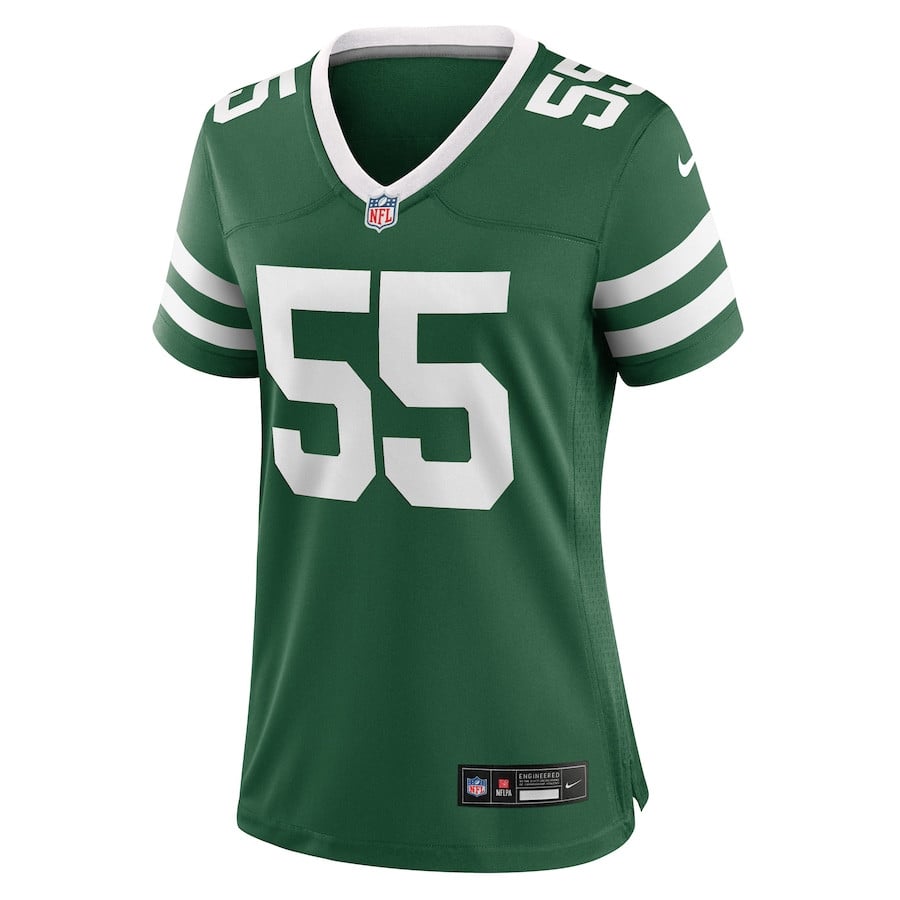 Chazz Surratt 55 New York Jets Women's Team Game Jersey - Legacy Green JS4503 nicesnker - Image 2