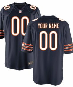 Chicago Bears YOUTH Custom Game Jersey - Navy JS6625 nicesnker