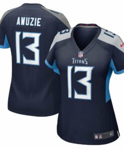 Chidobe Awuzie 13 Tennessee Titans Women's Game Jersey - Navy JS1694 nicesnker