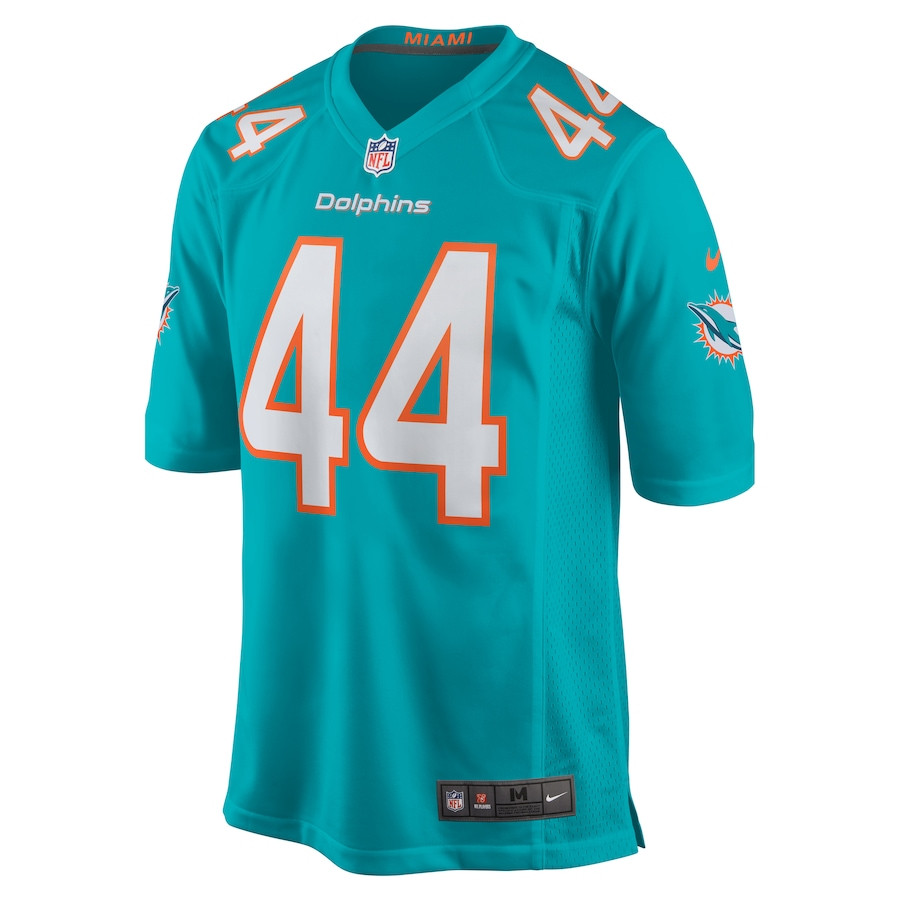 Chop Robinson 44 Miami Dolphins Game Men Jersey - Aqua JS1262 nicesnker - Image 2