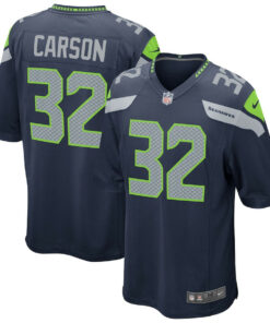 Chris Carson 32 Seattle Seahawks Men Game Jersey - Navy JS5793 nicesnker