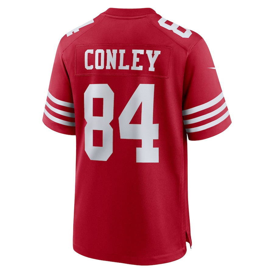 Chris Conley 84 San Francisco 49ers Game Men Jersey - Scarlet JS5349 nicesnker - Image 3
