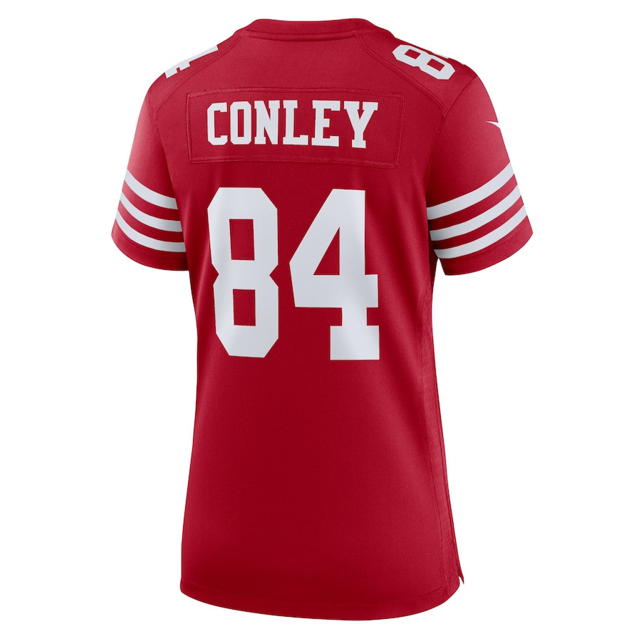 Chris Conley 84 San Francisco 49ers Women Game Jersey - Scarlet JS8006 nicesnker - Image 3