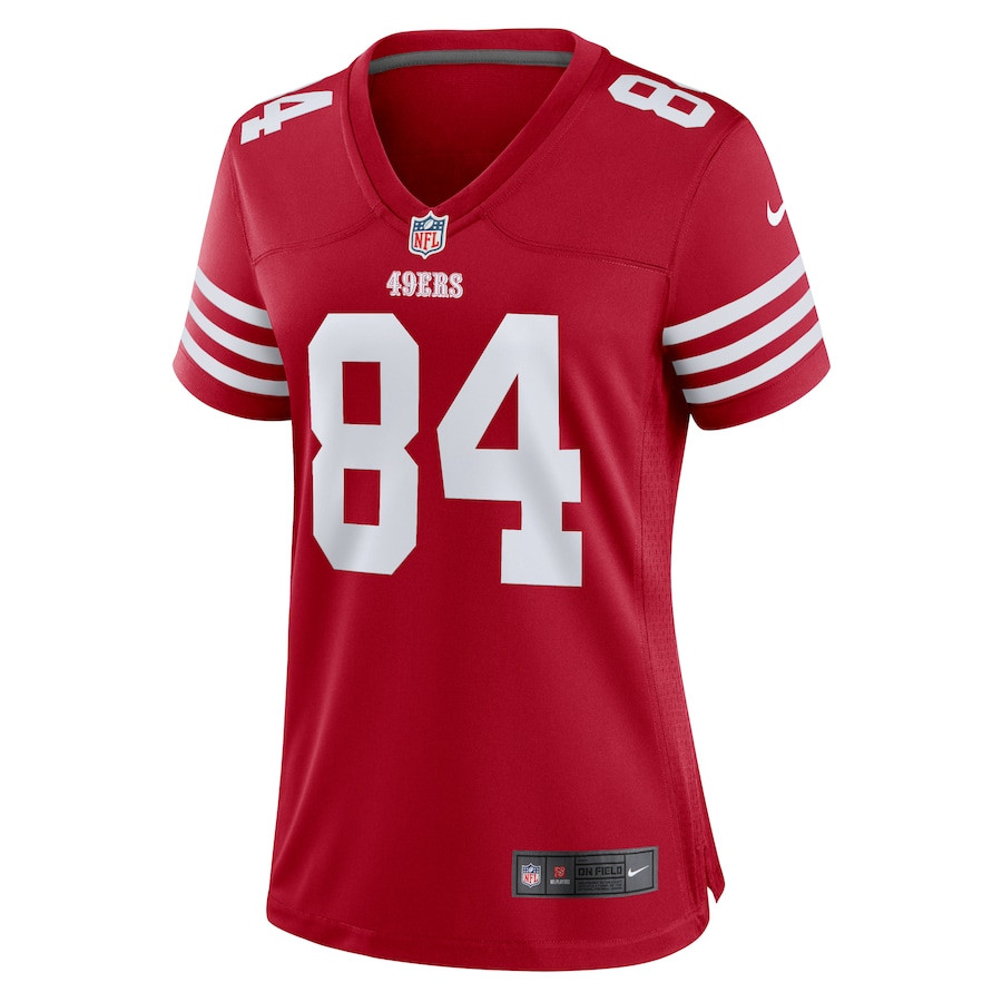 Chris Conley 84 San Francisco 49ers Women Game Jersey - Scarlet JS8006 nicesnker - Image 2