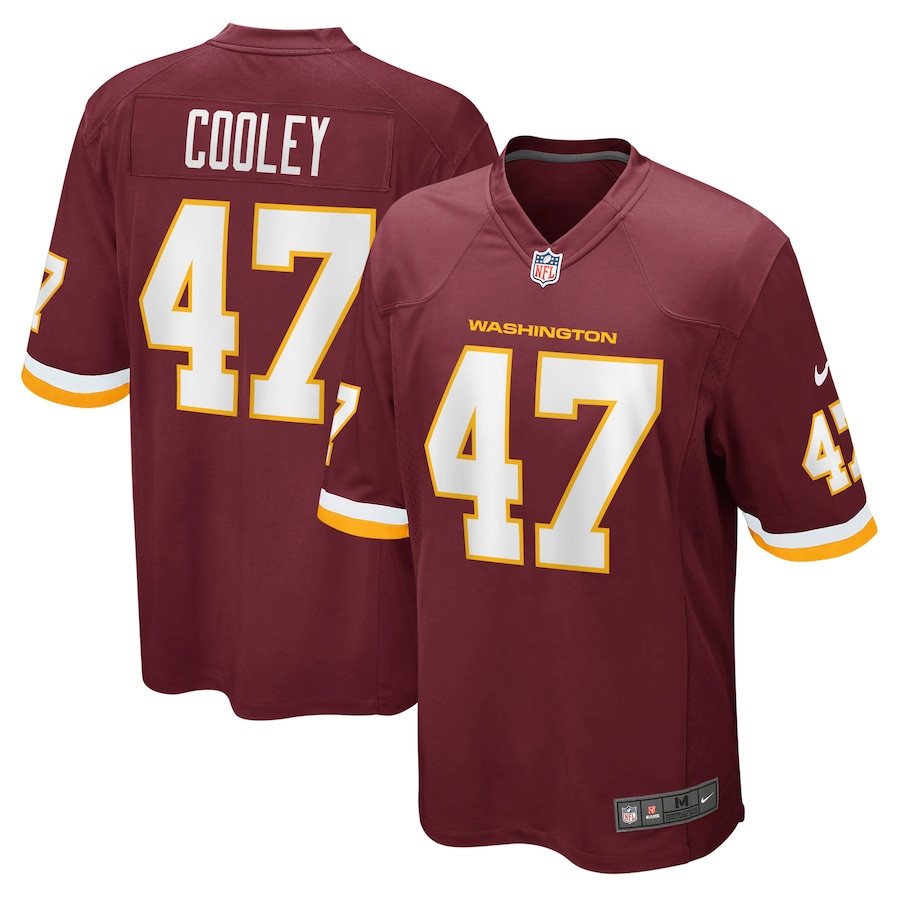 Chris Cooley 47 Washington Football Team Men Retired Jersey - Burgundy JS6202 nicesnker