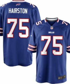 Chris Hairston 75 Buffalo Bills YOUTH Team Color Game Jersey JS6440 nicesnker