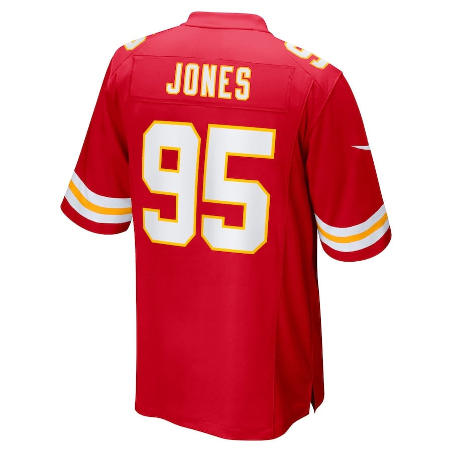 Chris Jones 95 Kansas City Chiefs Super Bowl LIX Game Jersey - Red JS5470 nicesnker - Image 3