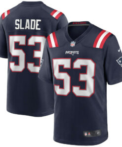 Chris Slade 53 New England Patriots Men Game Retired Jersey - Navy JS8148 nicesnker
