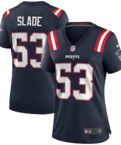 Chris Slade 53 New England Patriots Women Game Retired Jersey - Navy JS1569 nicesnker