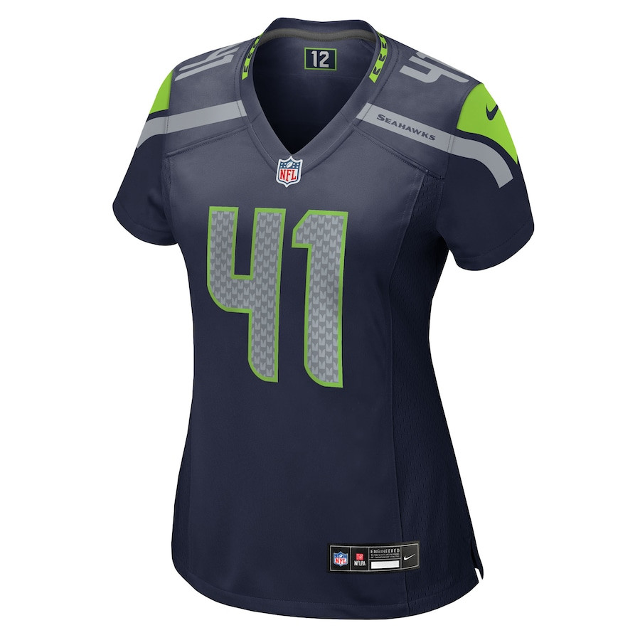 Chris Stoll 41 Seattle Seahawks Women's Team Game Jersey - College Navy JS6338 nicesnker - Image 2
