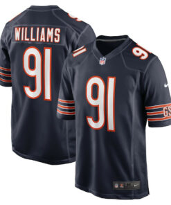 Chris Williams 91 Chicago Bears Game Men Jersey - Navy JS4003 nicesnker