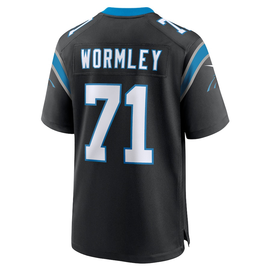 Chris Wormley 71 Carolina Panthers Game Men Jersey - Black JS4325 nicesnker - Image 3
