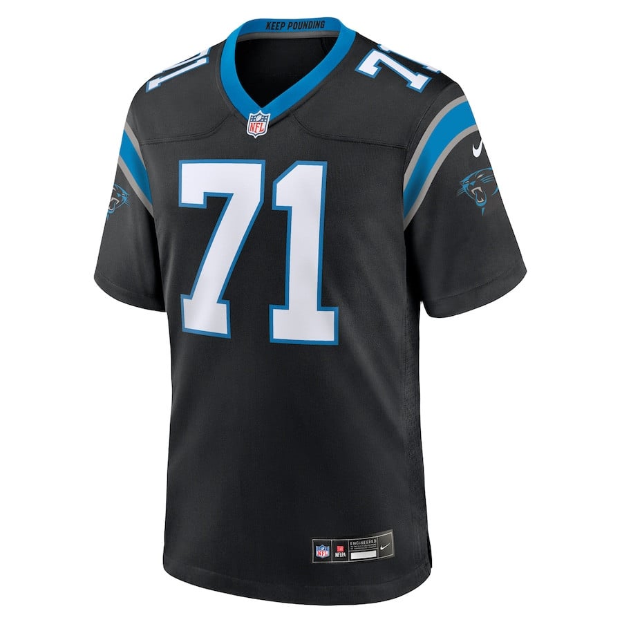 Chris Wormley 71 Carolina Panthers Game Men Jersey - Black JS4325 nicesnker - Image 2