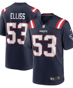 Christian Elliss 53 New England Patriots Team Game Men Jersey - Navy JS4729 nicesnker