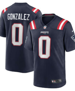 Christian Gonzalez 0 New England Patriots Team Game Men Jersey - Navy JS4721 nicesnker